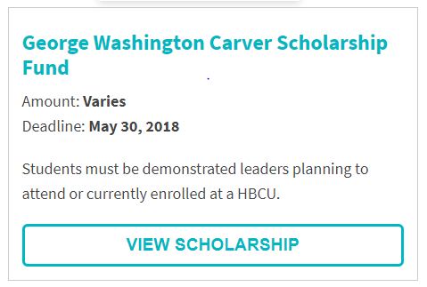 George Washington Carver Scholarship Fund