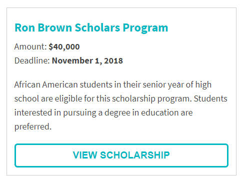 Ron Brown Scholarship