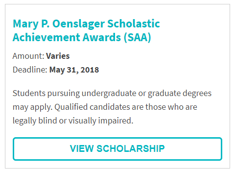 Mary P. Oenslager Scholarship.png
